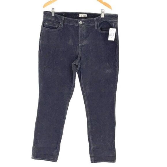Kut from the‎ Kloth Womens Corduroy Catherine Boyfriend Jeans Pebble Size 16 NWT - Picture 1 of 11
